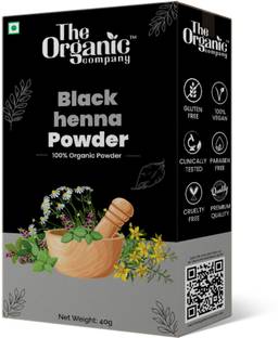 The Organic Company Herbal Black Henna For Hair | Hair Dye | Black Hair Color Powder | Hair Pack