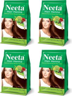 Neeta Natural Henna Based Hair Color 125 gm (Pack of 4)
