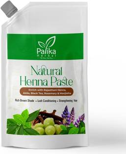 Palika Herbal Natural Henna Paste for Hair, Ready To Apply Organic Mehendi Hair Color