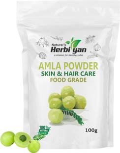 Natural's Herbiyan Amla Powder for Black Hair | Hair Care | Drink | Eating