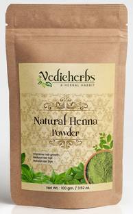 Vedicherbs Henna Herbal Powder for Hair Growth, Natural & Shiny Hair, Reduce Hair Fall