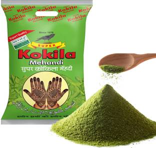 KOKILA Henna(Mehandi) Powder | Organic Mehandi | 100% Natural | No chemicals | Natural conditioning | combat Dandruff | 225gm(Pack of 1)