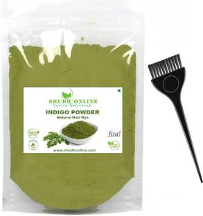 Shudh Online Indigo Powder for Black Hair/Brown Hair, Neel Patti, Avuri Leaf, Neela Amari, Neelayamari, Neli Aku
