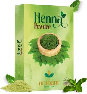 AMBANI HEALTH CARE Henna Powder for Strong and Damaged Hair, Shine and Nourish I for Women & Men