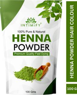 INTIMIFY 100% Natural Mehendi Henna Powder Hair Color, Ideal For Hand & Feet
