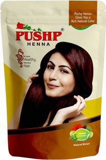 Pushp Herbal Henna (Red) 140 gm each (Pack of 3)