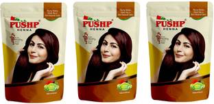Pushp Henna Herbal Red (Pack of 3 X 140 Grm)