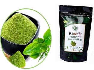 kinzaq NATURAL BLACK HAIR COLOUR HENNA/MEHANDI POWDER FOR HAIR
