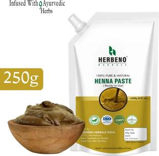 HERBENO Ready to Apply Henna Paste,Organic,Mehandi Hair Color