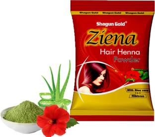 SHAGUN GOLD Organic Herbal Red Ziena henna powder for hair coloring 900 gm 100gm free ziena