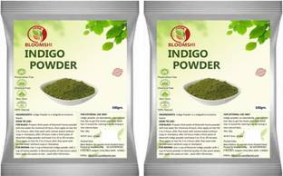 BLOOMSHI 100% Pure & Natural Indigo Powder Herbal Hair Colorant