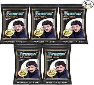 Parampara Ayurved Natural Black Hair Henna 20g Pack of 5