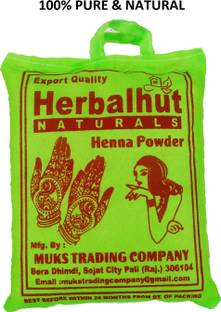 HERBALHUT NATURALS Henna (Mehendi) | Natural Conditioning and Anti-Dandruff Hair Colour Solution