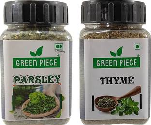GREEN PIECE Parsley (25gm ) and Thyme (25gm) (Pack of 2)