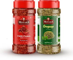 motaba masala Italian Pizza Chilli Flakes (50g) and Dry Oregano (50g) Fresh Herbs & Seasonings