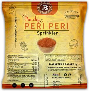 Brew Lab Tasty & Spicy Punchy Peri Peri Seasoning For Fries , Chicken & Burgers Dips
