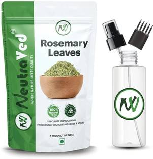 NeutraVed Rosemary Leaves for Hair Growth & Food |Spray Bottle + Comb Applicator