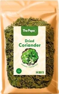 THE PEPA Dehydrated / Dried Coriander Leaves | Aromatic | Nutrient-Rich Herb for Cooking