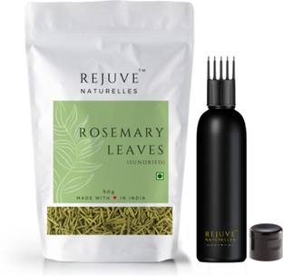 Rejuve Rejuve Naturelles Rosemary Leaves - 50 Gm with 200ml Hair Comb Applicator Bottle
