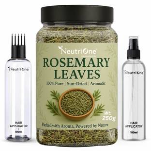 NeutriOne Rosemary Leaves Dried 250g,for Hair Growth + Hair Mist Spray,Hair Oil Applicator