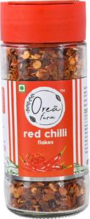 OREA farm Red Chilli Flakes | Spicy Crushed Chilli for Pizza, Pasta, Seasoning & Cooking