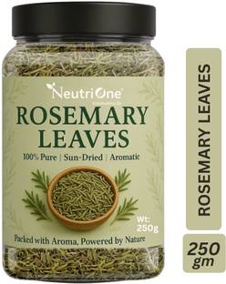 NeutriOne Rosemary Leaves Dried for Hair Growth, Crushed Leaves Seasonings 250g Jar