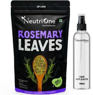 NeutriOne Rosemary Leaves Dried for Hair Growth|Skin Glow | With 100ml Spray Bottle