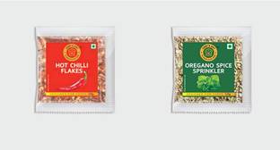 chef s art Combo Oregano Sprinkler (150) Chilli Flakes Sprinkler (150) Sachet