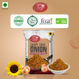 Kings Crispy Fried Onion 400g - Premium Fried Onion for Cooking & Garnishing