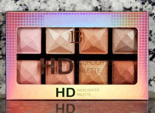 VARS LONDON 8 color HD Face highlighter and bronzer combo palette Highlighter