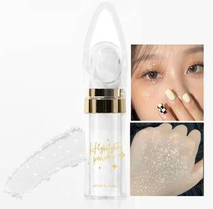 WOONGMI Highlighter Powder Stick for Makeup Shimmer with Sponge Head