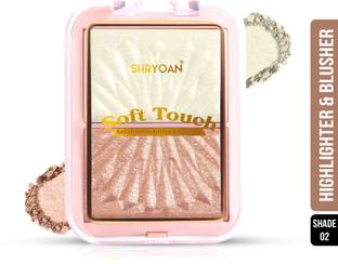 Shryoan Soft Touch Baked Highlighter & Blusher Palette | Highly Pigmented & Lightweight Highlighter
