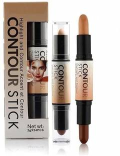 MISTY ALLE 2 in 1 contour highlighter stick pack of 2 Highlighter
