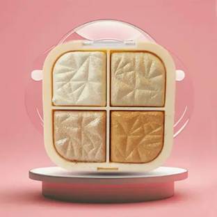 WECHARMERZ 4 Colour Magic Blossom Eyeshadow Palette Highlighter
