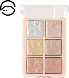 MARS Glowzilla 6 Colour Highlighter Palette | Ultra Blendable & Long Lasting Highlighter