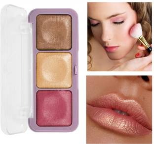 DARVING Glow Highlighter Powder| Highly Pigmented Highlighter Palette  Highlighter
