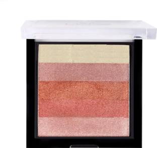 Pro Girl Highlighter Shimmer & Blusher Palette for Face Makeup Highlighter (Shade-04) Highlighter