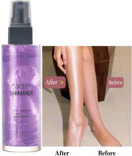 Arcanuy Shimmer spray for face & body fix finishing spray Highlighter