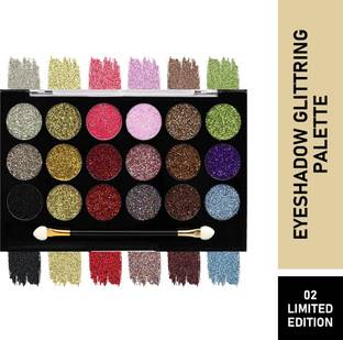 MATTLOOK Glitterz n Highlight 18 Color Glittering Palette GP-02 Highlighter