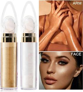 ADJD Combo Shimmer Powder Intense Silver Loose Face Shiner  Highlighter