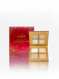 MALIO Highlight Palette Charming Four Colors Pearlescent Nude Caramel Golden Highlighter