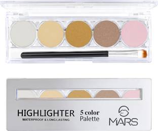 MARS 5 Color Glow Highlighter Palette Highlighter