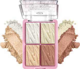 COLORS QUEEN Lightweight & Long Lasting Highlighter Palette for Face Makeup Highlighter