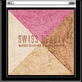 SWISS BEAUTY Mini Baked Shimmer Blusher Highlighter