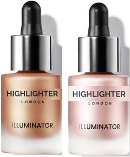 TRENDEE HUDA Highlighter Liquid, Face and Body, Waterproof, 3D Glow, For all Skin Tone. Highlighter