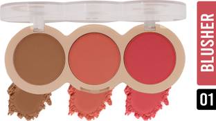 Shryoan Cheek Leaders Blush Palette| Easily Blendable, Matte Finish & For Natural Look Highlighter