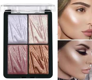 CATERINACHIARA 4 Shade Face Highlighter Palette Highlighter