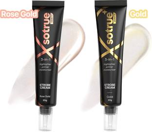 Sotrue Strobe Cream Combo-30g each| Instant Illumination|Primer+Moisturizer+ Highlighter