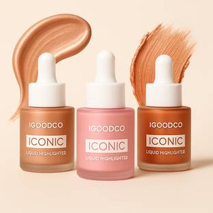 IGOODCO ICONIC Illuminators Pack Of 3 Liquid Highlighter