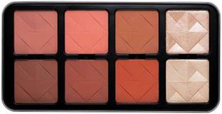 Character Pro Highlighter & Blush Palette| 3-in-1 Blush+Bronzer+ Highlighter